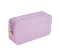 Lestikave PVC Jelly Travel Makeup Bag, Waterproof Cosmetic Bag with Zipper, Toiletry Bag with SPF for Sunscreen, Skincare and Daily Essentials, 01 Ballet Pink