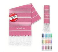 LeStoff Hammam Towel, Guest Towel, 100% Organic Cotton, 50x100 cm, Fuchsia