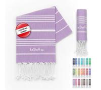 LeStoff Hammam Towel, Guest Towel, 100% Organic Cotton, 50x100 cm, Lilac
