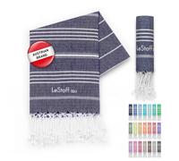 LeStoff Hammam Towel, Guest Towel, 100% Organic Cotton, 50x100 cm, Navy