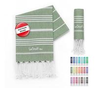 LeStoff Hammam Towel, Guest Towel, 100% Organic Cotton, 50x100 cm, Olive