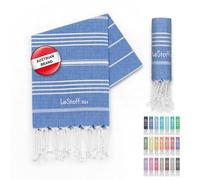 LeStoff Hammam Towel, Guest Towel, 100% Organic Cotton, 50x100 cm, Sky Blue