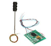 Lesueur 3 Color Traffic Light Signals Ho Oo Scale 6Led For Diy Sand Table Crossing Street Construction Railway Two Side