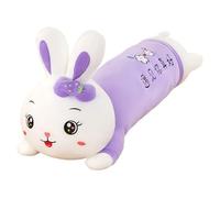 Lesunbak 70cm/28inch Long Cute Bunny Doll Plush Cuddly Toy Sleep Pillow, Super Soft Stuffed Animals Toy, Home Decoration, Playtime Companions for Kids Valentines Girlfriend