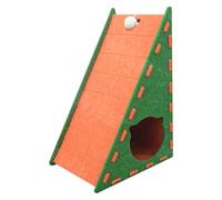 Lesunbak Cat Scratch Pad,Triangular Felt Cardboard Cat Scratcher - Climbing Mat Pet Accessories for Enrichment Exercise Training Playing Furniture Protection Resting