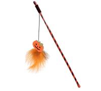 Lesunbak Cat Teaser Wand Kitten Interactive Teaser Feathers and Bell Game