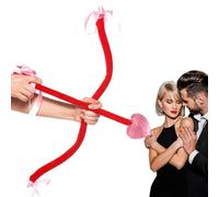 Lesunbak CupidBow And ArrowSet, Heart Bow And Arrows, Small Goddess Bow Costume Prop, Dress Up Event Favors, Valentine's Costume Accessory For Disco Parties