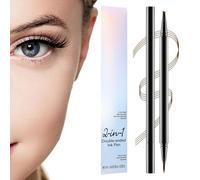 Lesunbak Eyebrow Pen | 2-in-1 Waterproof Eyebrow Pencil With 4 Tips,Personal Care Supplies, Portable Makeup Accessories For Women And Girls