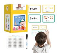 Lesunbak Flash Cards Math, Mathematical Mental Arithmetic Card, Multiplication Addition Training Game for Home, Interactive Math Learning