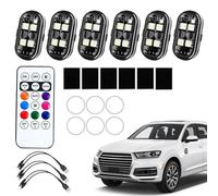 Lesunbak Flashing LED Lights | Wireless Anti Collision Lights | Remote Control 8-Color Drone Strobe LED for Tailgate Dirtbike Car Stroller Aircraft Truck Bike Scooter Motorcycle