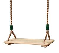 Lesunbak Hanging Wooden Tree Swing, Pastoral Style Wooden Swings, Sturdy Tree With Adjustable Rope For Adults, Garden, Yard, Indoor, Outdoor, And Parks