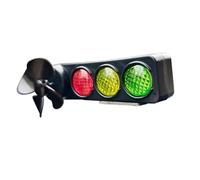 Lesunbak LED Lights for Bike | Wind-Powered LED Signal Lights for Handlebar,Funny Safety Lighting Bike Riding Accessories for Mountain Road Camping Commuting
