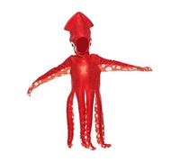 Lesunbak Octopus Costume, Red Unisex Sea Creature Outfit For Kids, Halloween Costumes Fun, Vibrant Tentacle Design Makes Any Event Memorable For Cosplayers, Stage Performance Theme Park Birthday