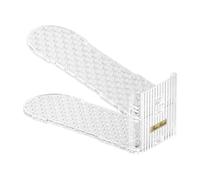 Lesunbak Shoe Organizer for Closet,Double Layer Adjustable Shoe Holder - Closet Organization for Home Organization High Heels Sandals Boots Sneakers Flats Wardrobe Entryway Bedroom Bathroom
