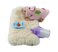 Lesunbak Silicone Pet Pig, Simulation Silicone Pig, Soft Realistic Animals, Reborn Silicone Animals, Simulation Body Piggy Toys With Accessories For Kids