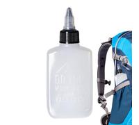 Lesunbak Small Oil Dispenser Bottle, 100ml White, Leak Proof, Translucent, Reusable, Perfect for Condiment Dispenser, Home Kitchen, Barbecue, Camping, Fishing, Traveling, Outdoor Activities