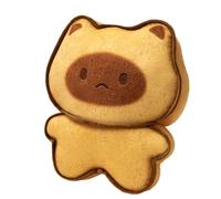 Lesunbak Toast Bread Pillow, Cute Toast Cat Capybara Plush Toy, Funny Bread Shape Plush Toy Pillow, Doll Toy 3D Throw Cartoon Toy, Soft Filled Cartoon Doll Backpack Bag Pendant Room Cushion, B