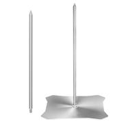 Lesunbak Vertical Skewers for Grilling - Stainless Steel Vertical Meat Spit Stand for Barbecue Grill | Barbecue Meat Stand for Oven Tacos Chicken Outdoor Camping Kebab Shawarm