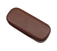 Lesunbak Wooden Glasses Case, Wooden Glasses Case, Glasses Case Hard Shell for Women Men, Hard Shell Glasses Case,Hard Shell Eyeglasses Portable Protective Cases for Eyeglasses and Sunglass, brown