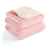 Lesure Waterproof Dog Blanket Washable - 100x80cm Fleece Pet Blanket For Medium Dogs and Cats, Personalised Kitten Throw Protects Bed and Sofa with Soft Plush, Pink