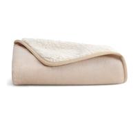 Lesure Waterproof Dog Blanket Washable - 80x60cm Puppy Fleece Blanket For Small Dogs and Indoor Cats, Personalised Pet Throw Protects Bed and Sofa with Soft Plush, Cream