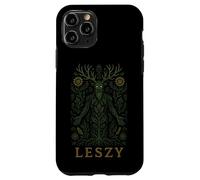 Leszy Slavic Woodland Spirit Green Man Forest Pagan Art Case for iPhone 11 Pro