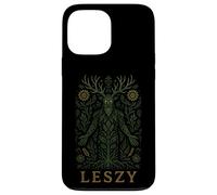 Leszy Slavic Woodland Spirit Green Man Forest Pagan Art Case for iPhone 13 Pro Max