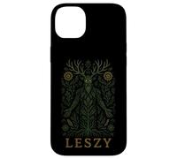 Leszy Slavic Woodland Spirit Green Man Forest Pagan Art Case for iPhone 14 Plus