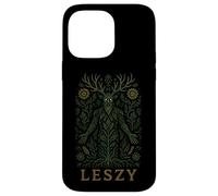 Leszy Slavic Woodland Spirit Green Man Forest Pagan Art Case for iPhone 14 Pro Max