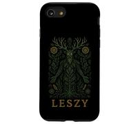 Leszy Slavic Woodland Spirit Green Man Forest Pagan Art Case for iPhone SE (2020) / 7/8