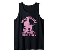 Let A Girl Show You How to Fight Fires Rescue Firefighter Tank Top