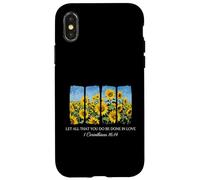 Let All That You Do Be Done In Love Christian Believer Case for iPhone X/XS