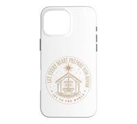 Let Every Heart Prepare Him Room Christmas Christian Emblem Case for iPhone 16 Pro Max