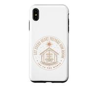 Let Every Heart Prepare Him Room Christmas Christian Emblem Case for iPhone XS Max