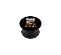 Let Every Voice Be Heard Speech Therapy SLP PopSockets Adhesive PopGrip
