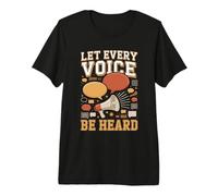 Let Every Voice Be Heard Speech Therapy SLP Premium T-Shirt