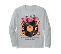 Let Everything That Has Breath Praise The Lord Retro Vinyl Long Sleeve T-Shirt