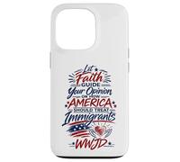 Let Faith Guide Your Immigration View WWJD Case for iPhone 13 Pro