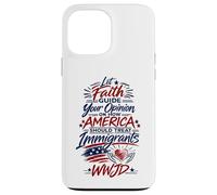 Let Faith Guide Your Immigration View WWJD Case for iPhone 13 Pro Max