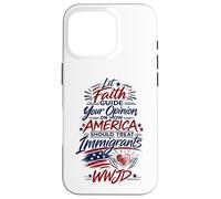 Let Faith Guide Your Immigration View WWJD Case for iPhone 16 Pro