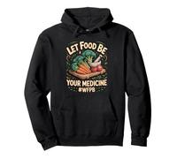 Let Food Be Your Medicine Plant Based Vegan Pullover Hoodie