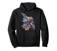 Let Freedom Fly Patriotic Aviation Street Art Pullover Hoodie