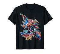 Let Freedom Fly Patriotic Aviation Street Art T-Shirt
