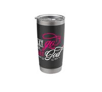 Let Go and Let God Stainless Steel Insulated Tumbler
