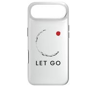 Let Go - Minimal Zen Circle & Red Dot Design Case for iPhone Air