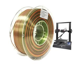 Let go of the silk fitist: this user-friendly and environmentally friendly material suit PLA, 3D printing filament multi-colour fast colour change 1.75 mm spool filament | 3D printer consumable