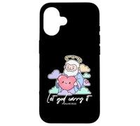 Let God Carry It Psalms 55 22 Cute Heart Case for iPhone 16