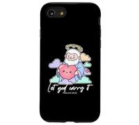 Let God Carry It Psalms 55 22 Cute Heart Case for iPhone SE (2020) / 7/8