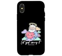Let God Carry It Psalms 55 22 Cute Heart Case for iPhone X/XS