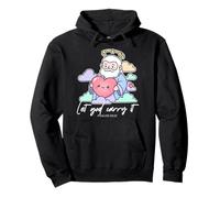 Let God Carry It Psalms 55 22 Cute Heart Pullover Hoodie